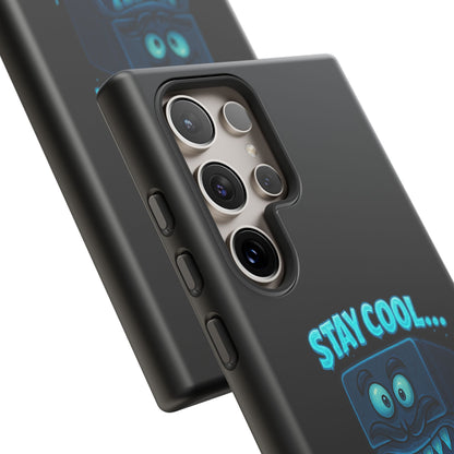 Stay Cool... Or Else. Phone Case — Neon Monster Protective iPhone Cover
