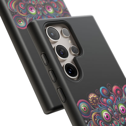 Psychedelic Smiling Eye Cluster Phone Case