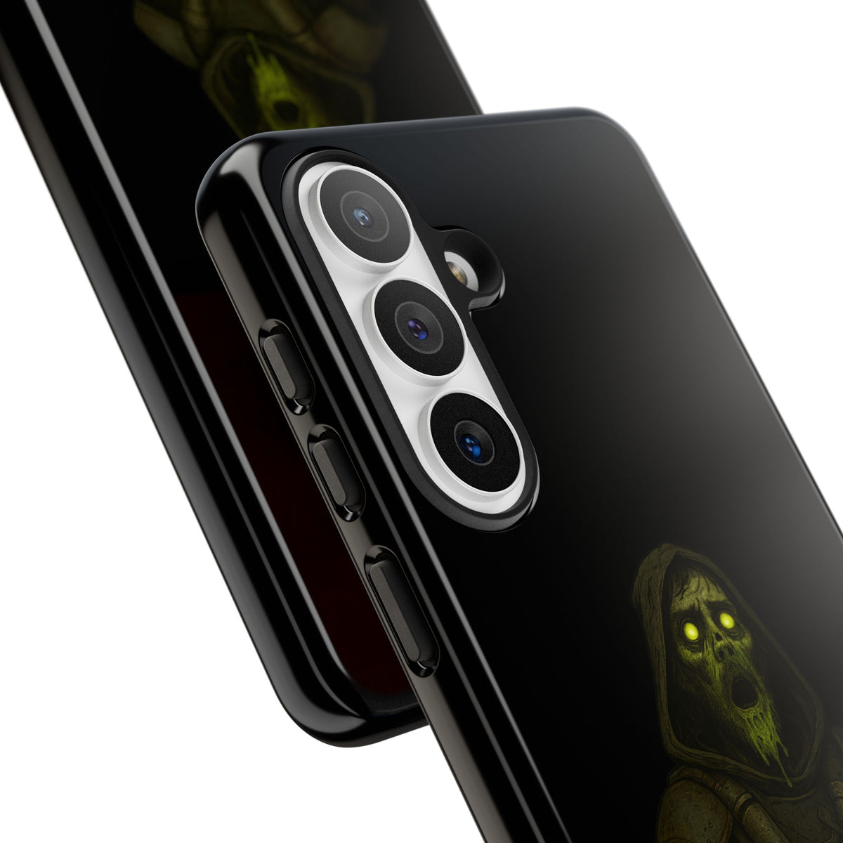 Phone Case — 'Toxic? Nah, Just Prophetically Unpleasant' Neon Grim Reaper Protective Cover