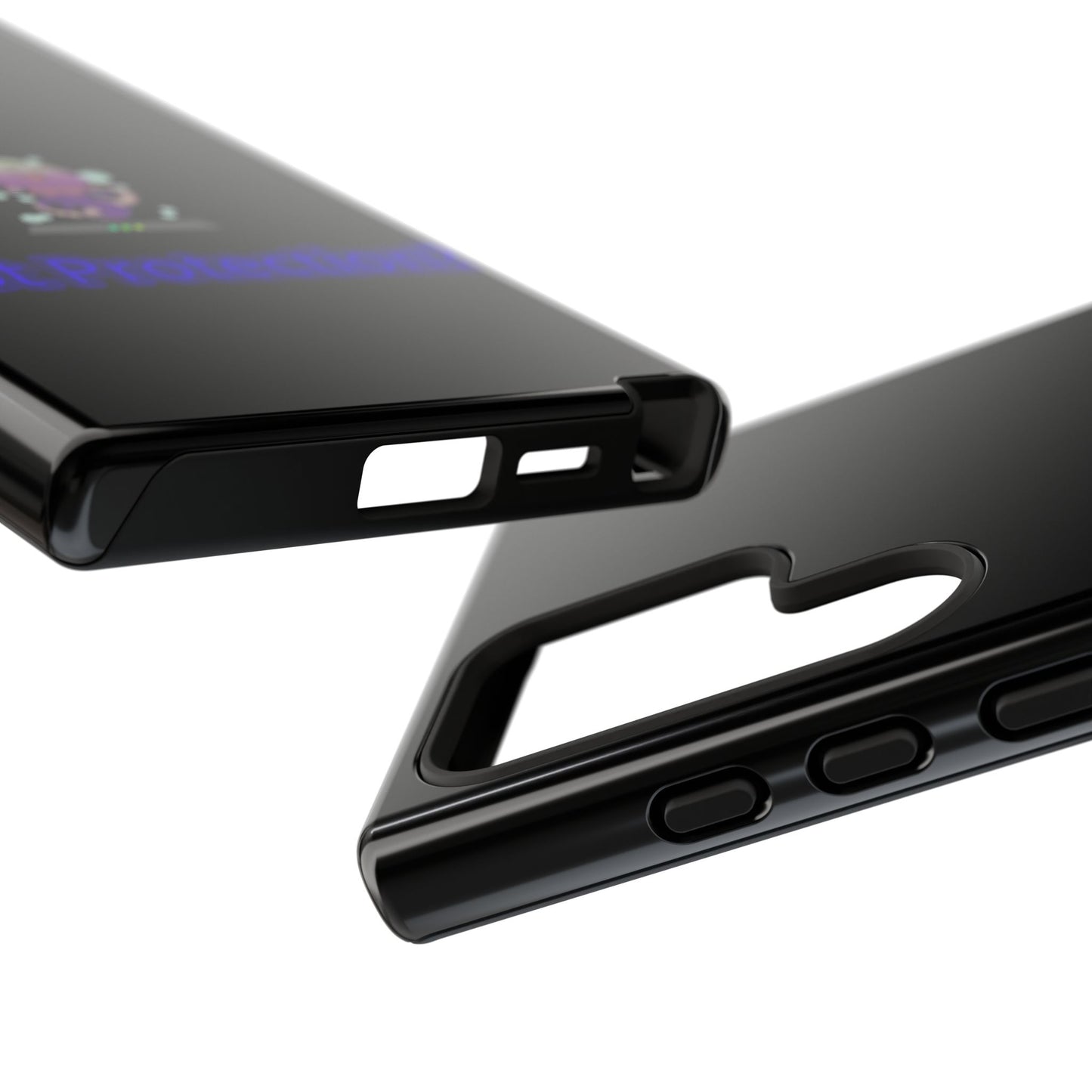 Phone Case — 'Got Protection?' Cute Purple Alien Anti-Shock Protective Cover
