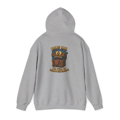 Hoodie — Vintage Cartoon Monster 'Good Night' Graphic Pullover