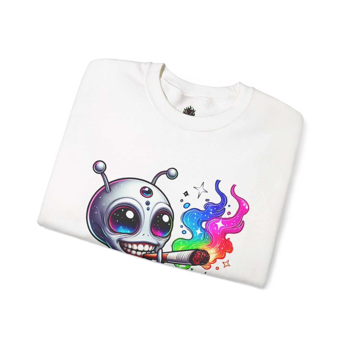 Stoned Alien Galaxy Crewneck Sweatshirt