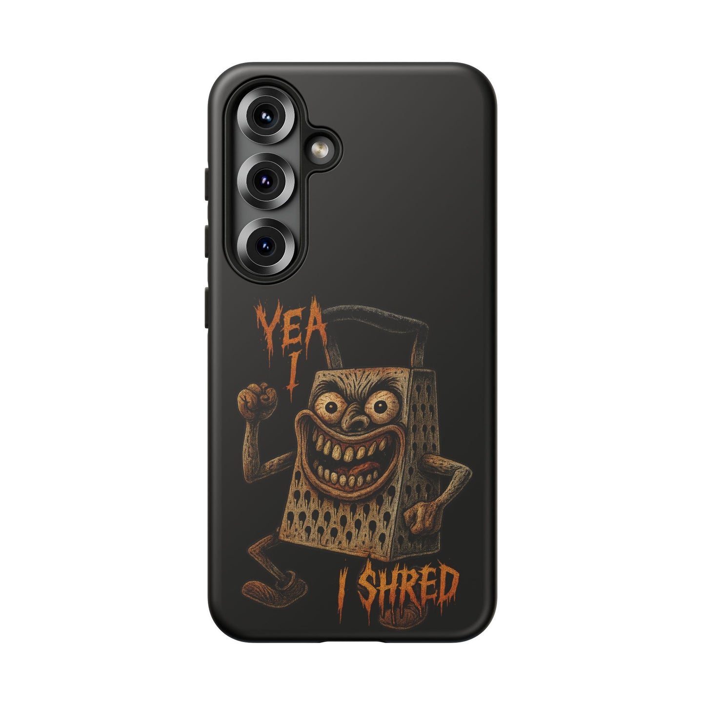 Phone Case — Funny Grater Character 'Yea I Shred' Protective iPhone Cover