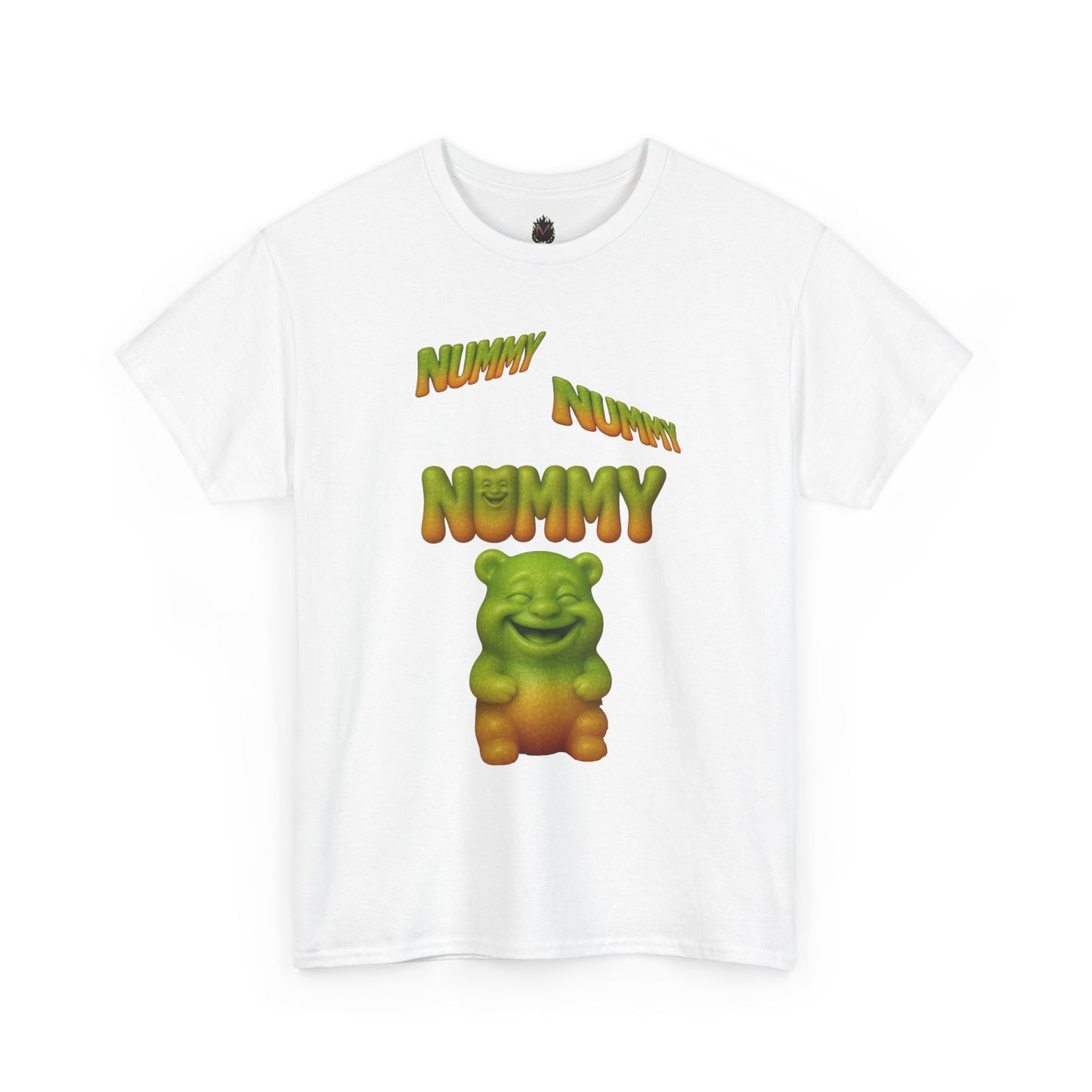 Nummy Gummy Tee — Cute Green Gummy Bear Graphic T-Shirt