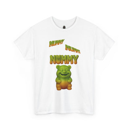 Nummy Gummy Tee — Cute Green Gummy Bear Graphic T-Shirt