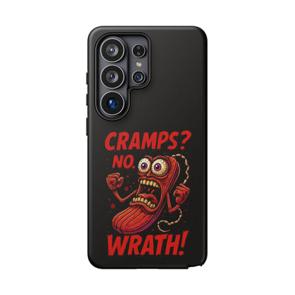 Phone Case — "Cramps? No, Wrath!" Retro Hot-Pepper Graphic