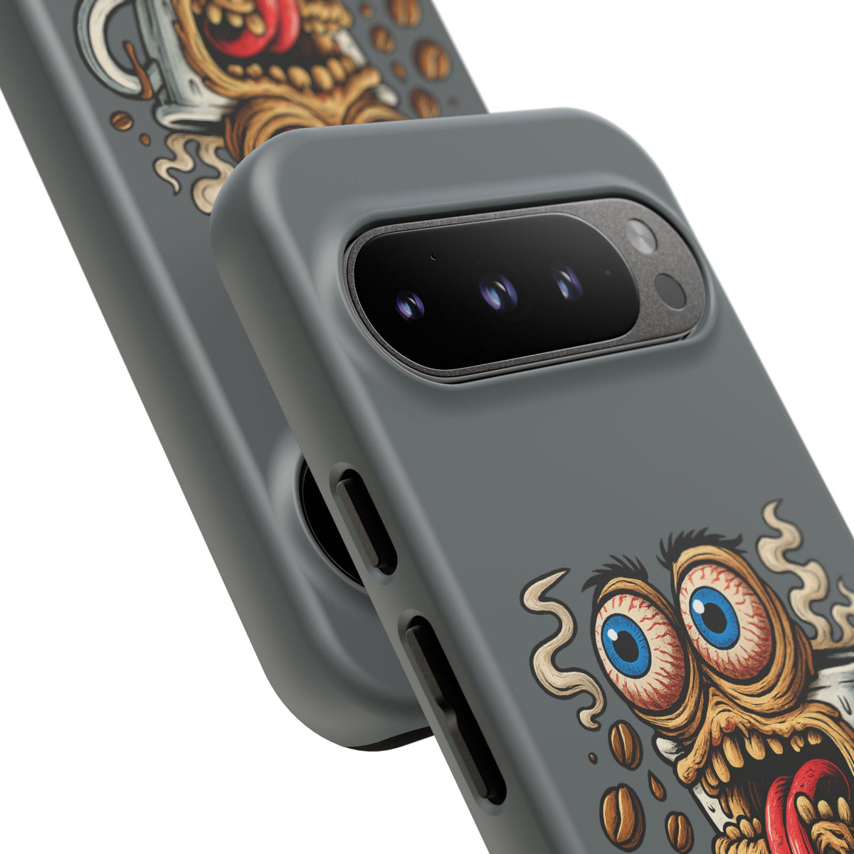 Phone Case — "This Isn't a Cup, It's a Cry for Help" Coffee Monster Design
