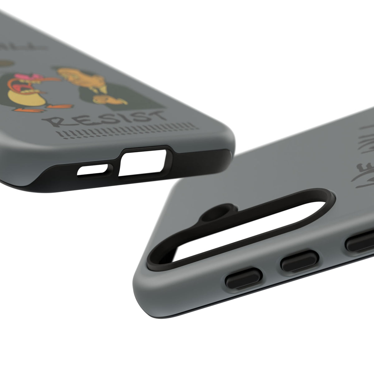 Phone Case - "We Will Resist" Cartoon Protest Design