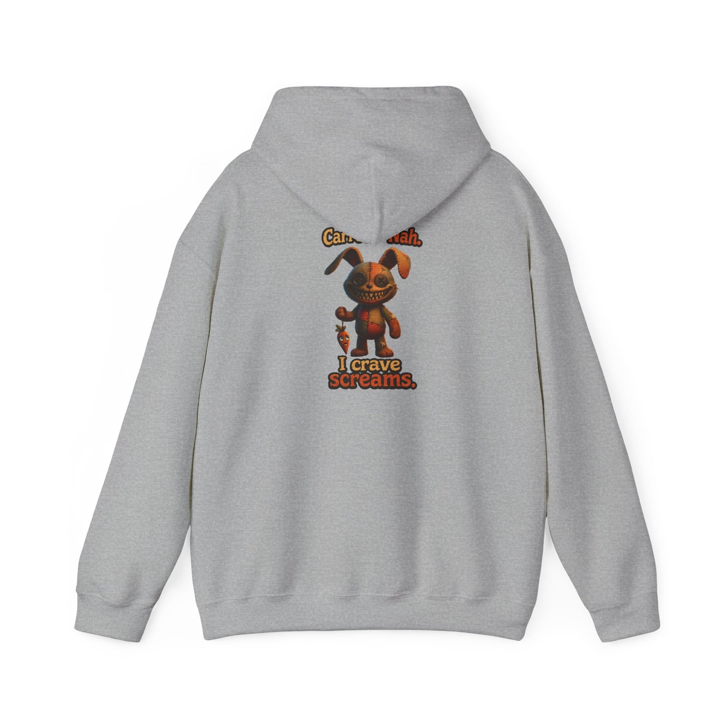 Voodoo Bunny "I Crave Screams" Horror Hoodie