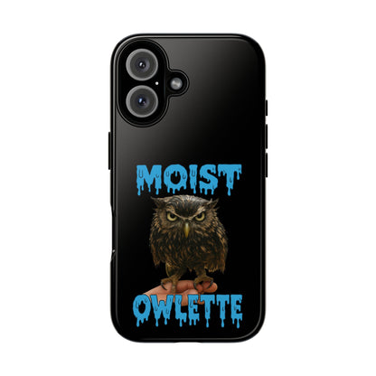 Moist Owlette Phone Case — Funny Owl Graphic Protective Case