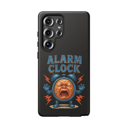 Phone Case — "Alarm Clock" Retro Screaming Clock Protective Cover