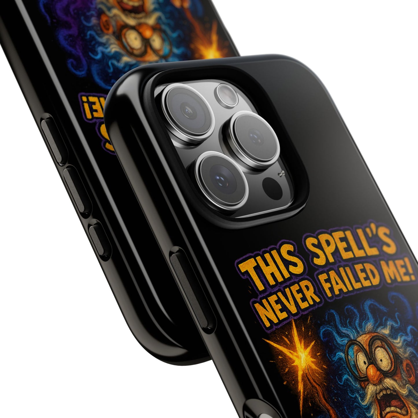 Wizard Phone Case — "This Spell's Never Failed Me!" Funny Magic Protective iPhone Cover