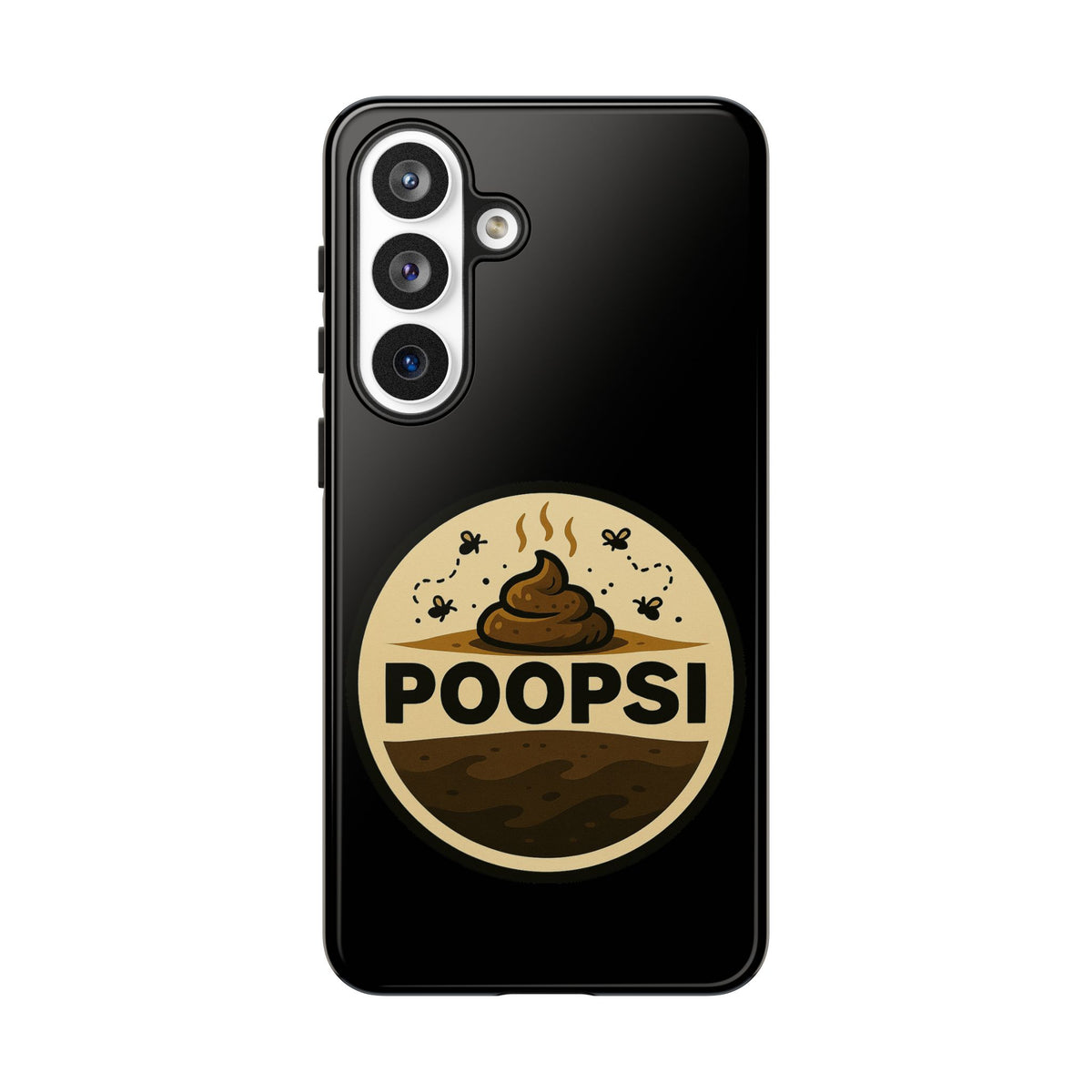 Phone Case — 'POOPSI' Funny Poop Logo Protective Cover
