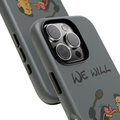 Phone Case - "We Will Resist" Cartoon Protest Design