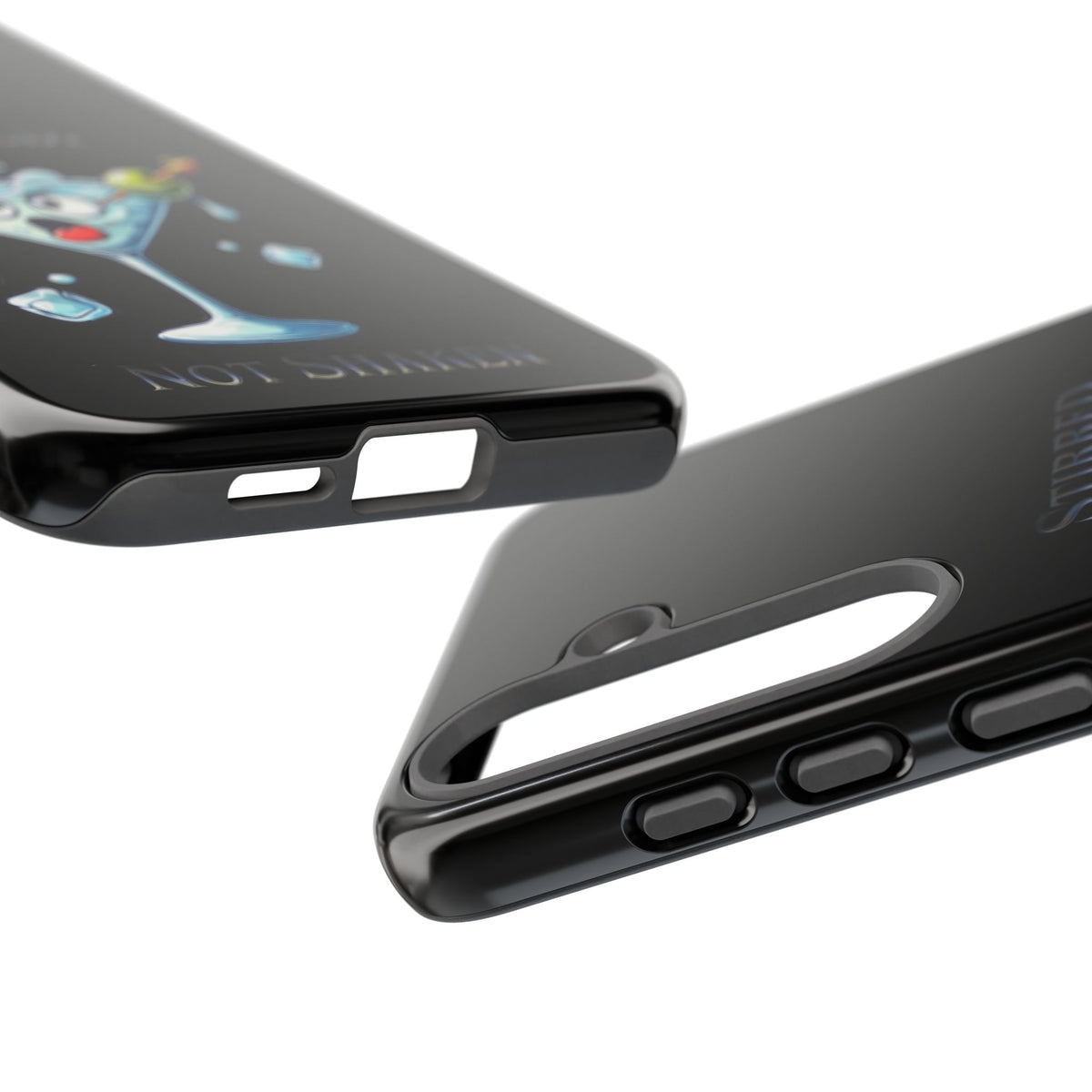 Stirred Not Shaken Phone Case — Funny Martini Cocktail Design