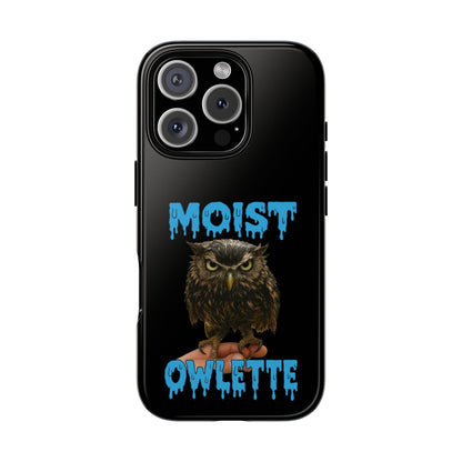 Moist Owlette Phone Case — Funny Owl Graphic Protective Case