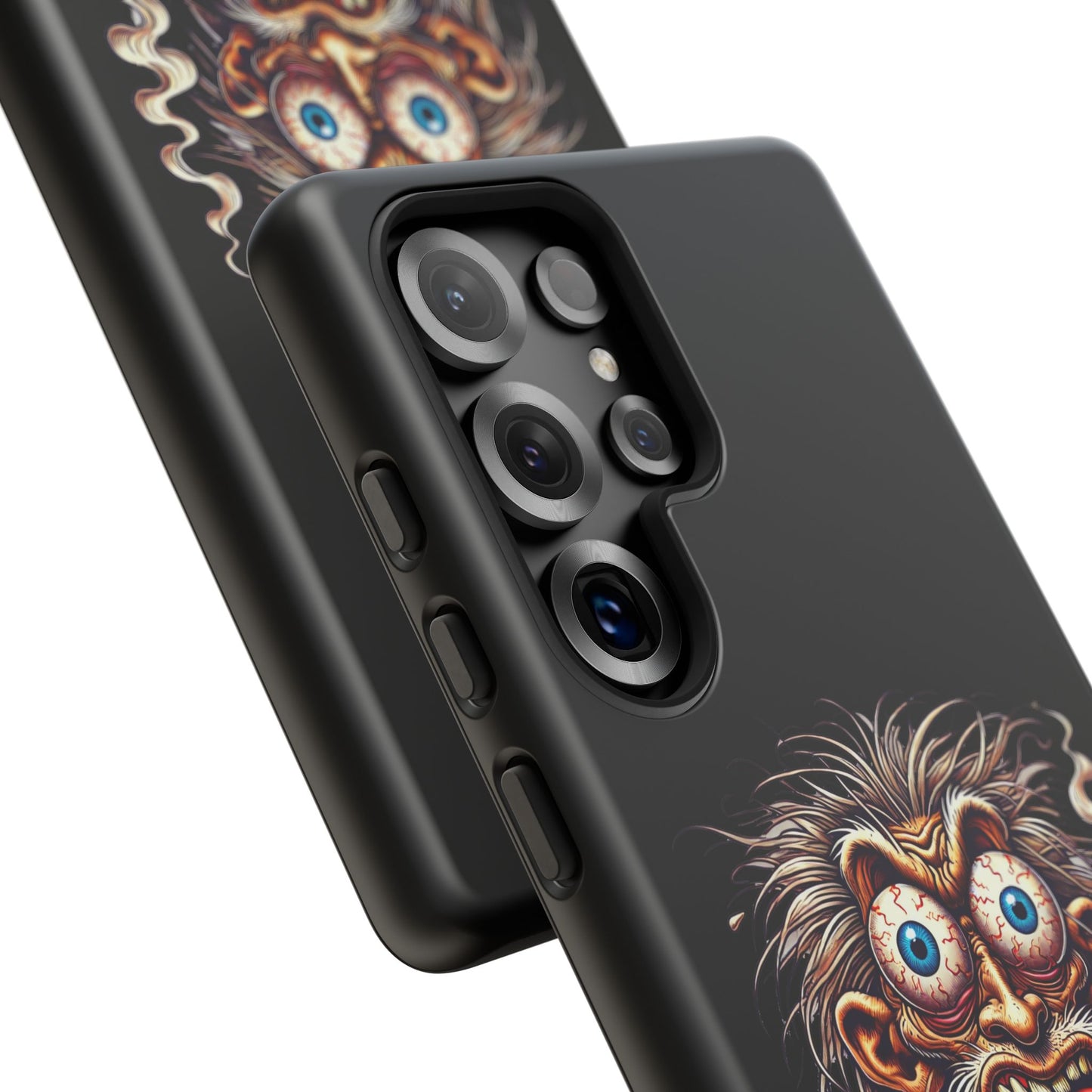 Phone Case — Wild Cartoon Monster Smoking Design