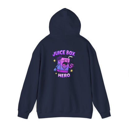 Juice Box Hero Hoodie — Playful Cartoon Juice Box Graphic Sweatshirt