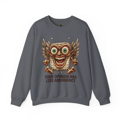 Your Opinion Has Less Absorbency – Flying Maxipad Sweatshirt