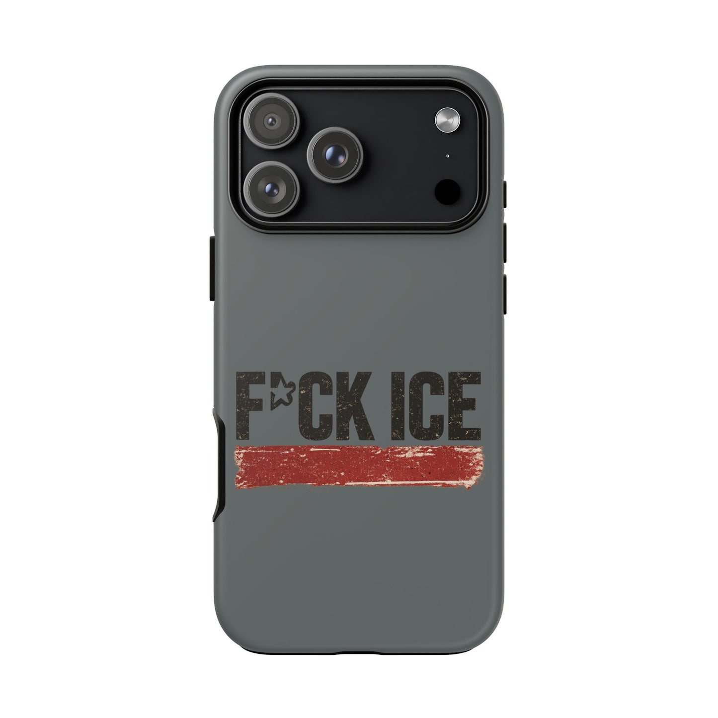 Phone Case - "F*CK ICE" Distressed Protest Design