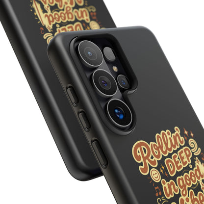 Phone Case — "Rollin' Deep in Good Vibes" Cartoon Retro Design