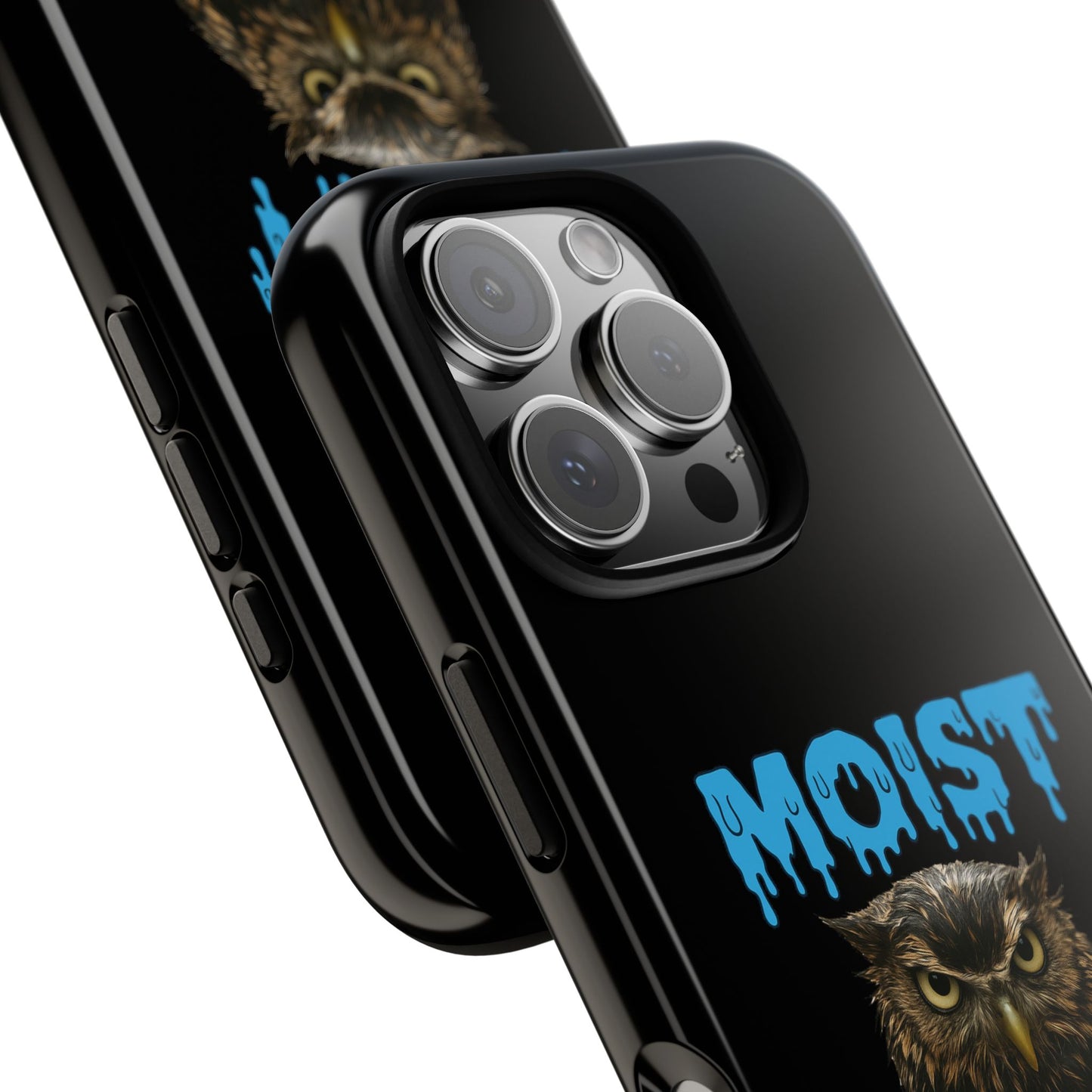 Moist Owlette Phone Case — Funny Owl Graphic Protective Case