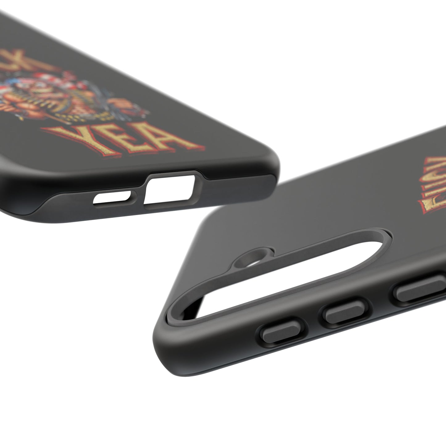 Phone Case — "FUCK YEA" Patriotic Skeleton Soldier Graphic