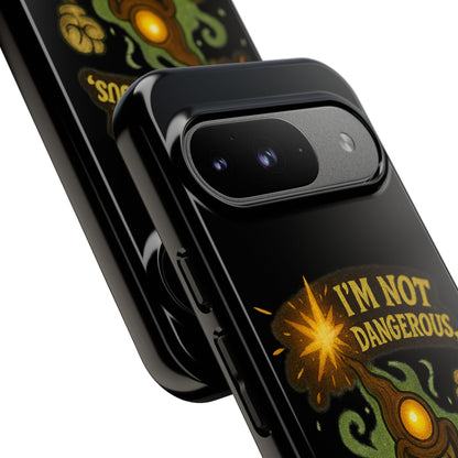 Phone Case — “I’m Not Dangerous, I’m Expressive” Monster Protective Case