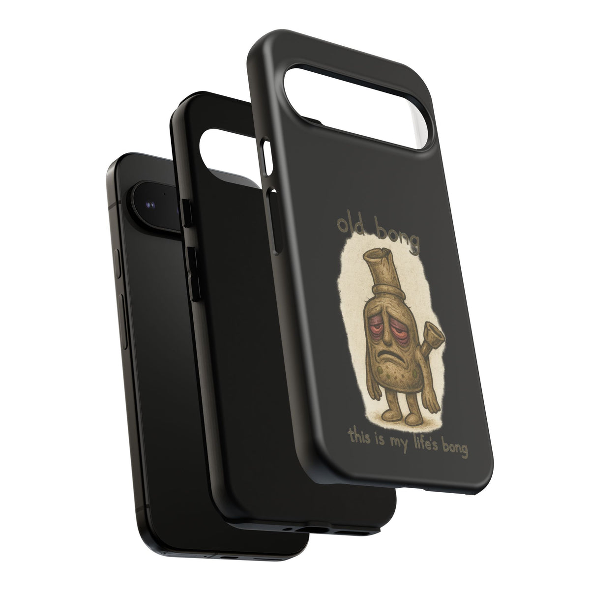 Phone Case — 'Old Bong' Funny Stoner Illustration, "This Is My Life's Bong"