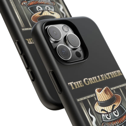 Grillfather Personalized Phone Case — Funny BBQ Smoker Design