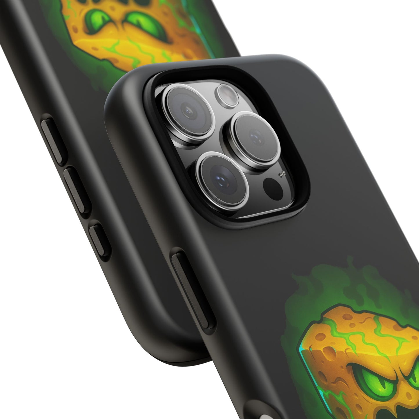 Phone Case — 'Smell That? It's Fear.' Spooky Cheese Monster Protective Case