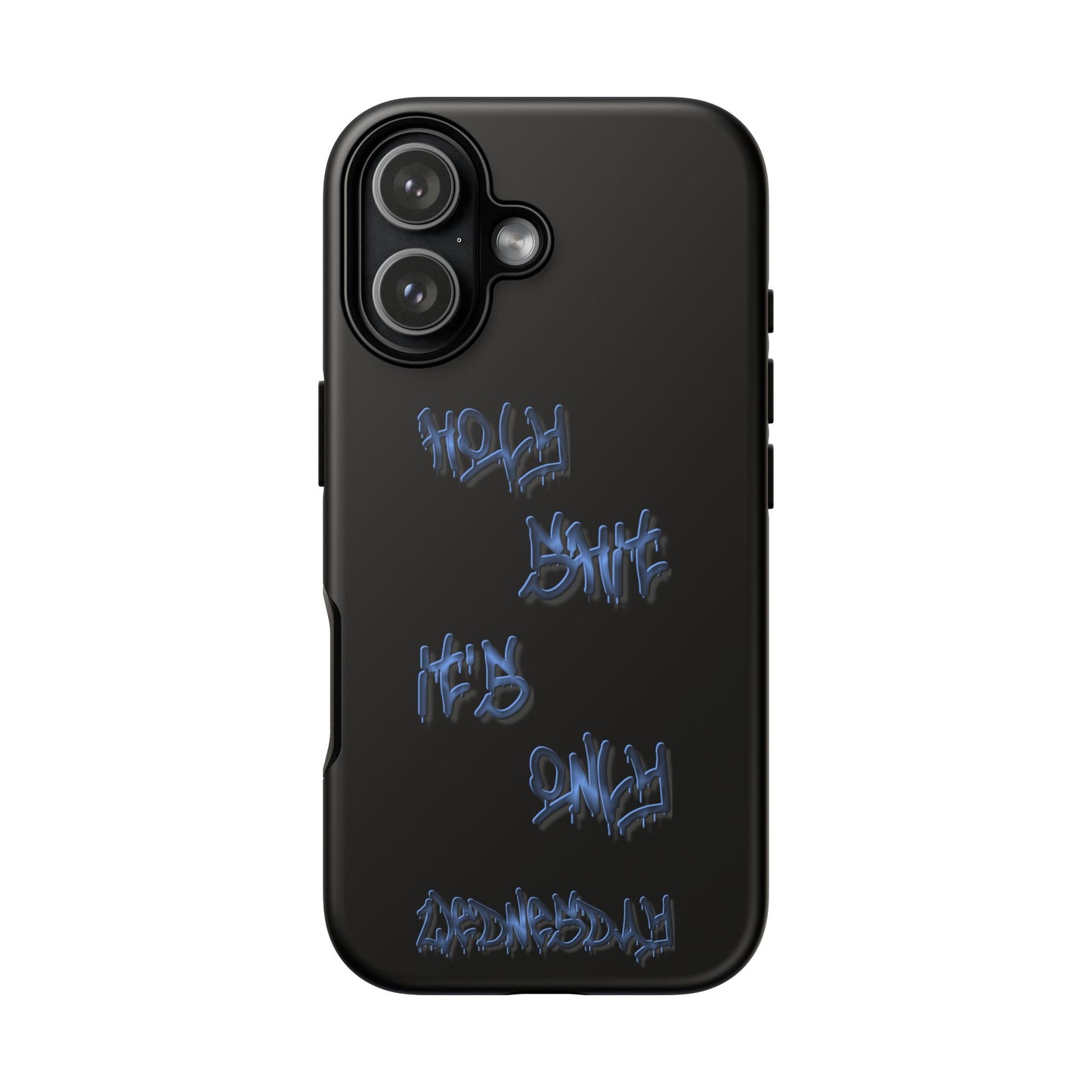 Phone Case — Blue Neon Graffiti "Tough Cases" Protective Cover