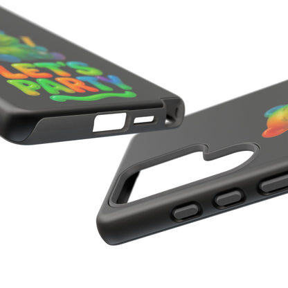 Let's Party Rainbow Bear Phone Case