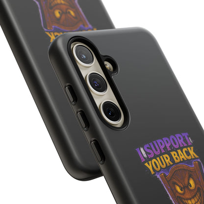 Phone Case — "I Support Your Back and Break Your Will" Funny Creepy Chair Design