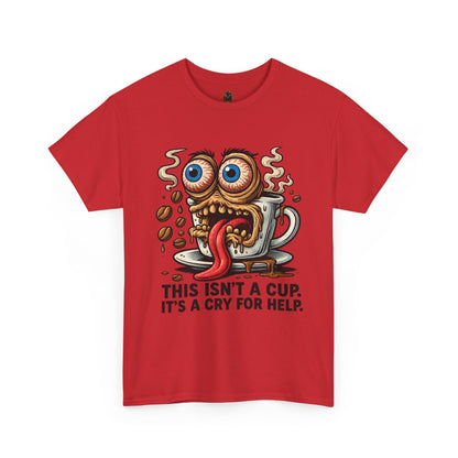 Cry for Help – Coffee Zombie Tee