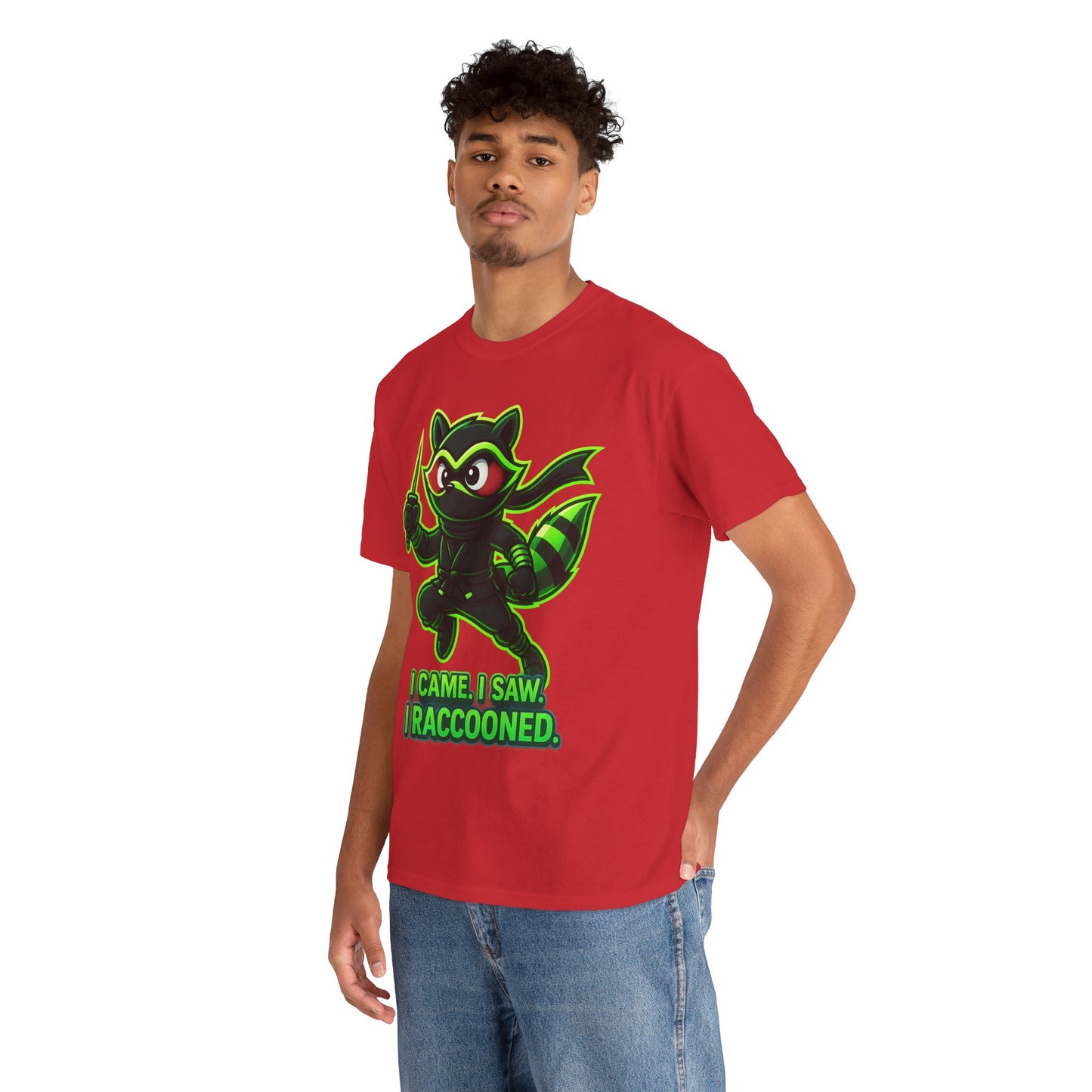 I Came. I Saw. I Raccooned. – Ninja Raccoon T-Shirt