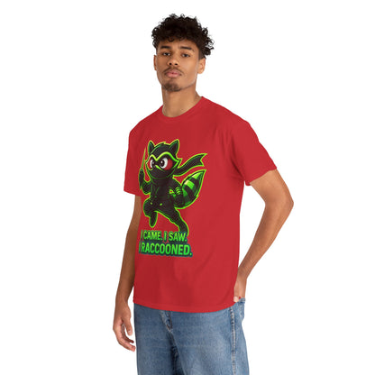 I Came. I Saw. I Raccooned. – Ninja Raccoon T-Shirt