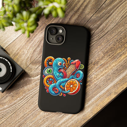 Octopus Surf Phone Case — Colorful Nautical Art Protective Phone Cover