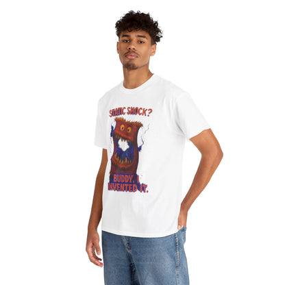 Static Shock? Buddy I Invented It T-Shirt | Retro Monster Graphic
