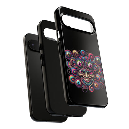 Psychedelic Smiling Eye Cluster Phone Case