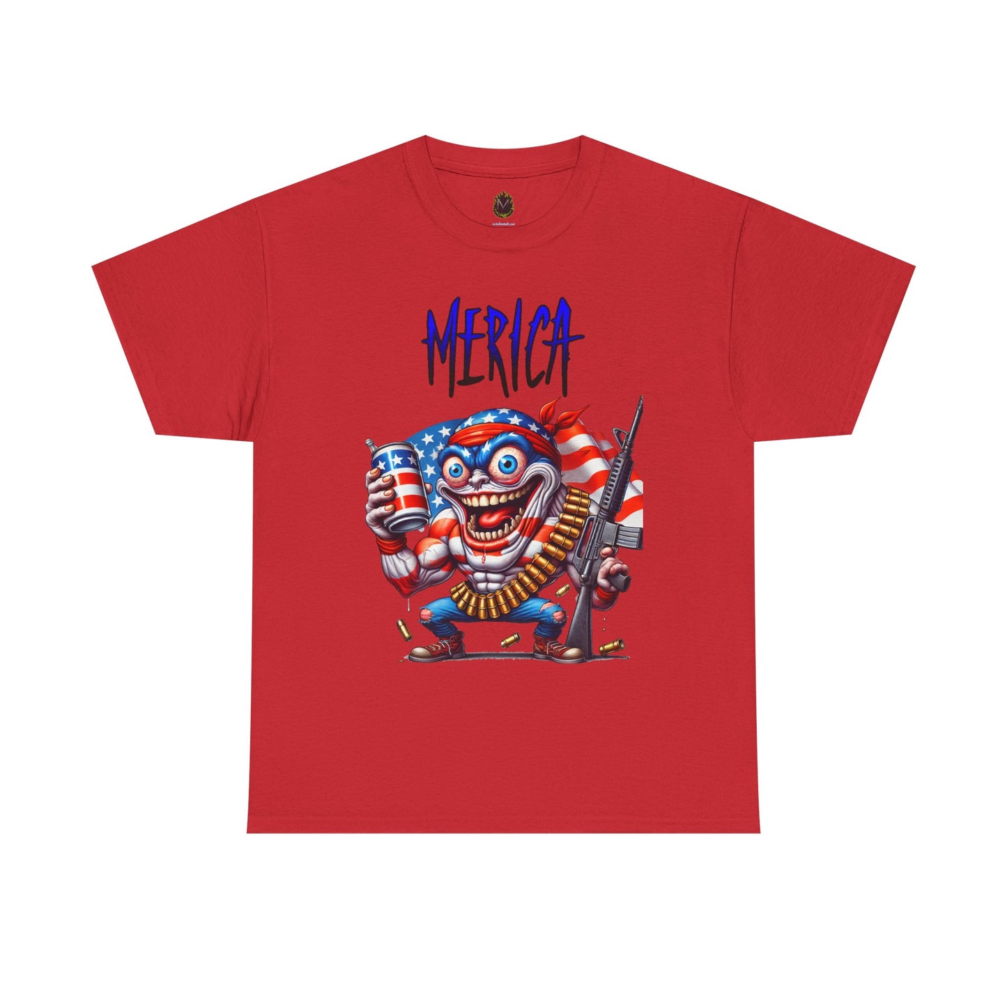 "MERICA" Over-the-Top Patriotic T-Shirt
