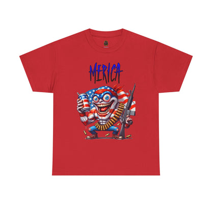 "MERICA" Over-the-Top Patriotic T-Shirt
