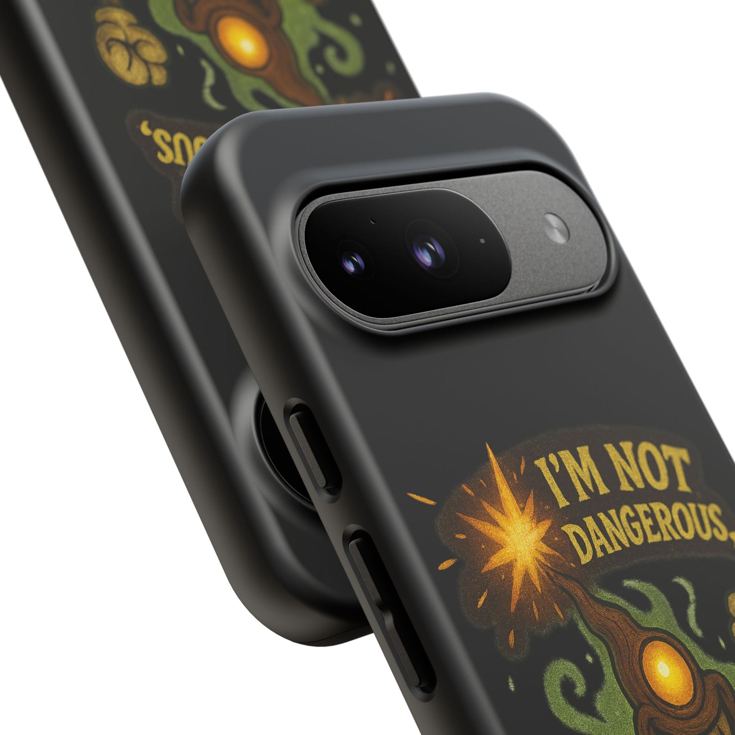 Phone Case — “I’m Not Dangerous, I’m Expressive” Monster Protective Case