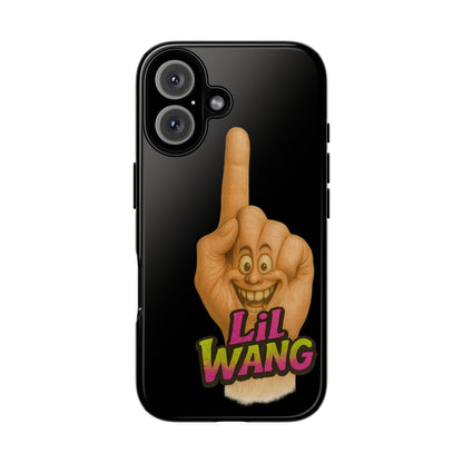Phone Case — 'Lil Wang' Humorous Middle Finger Character Protective Cover
