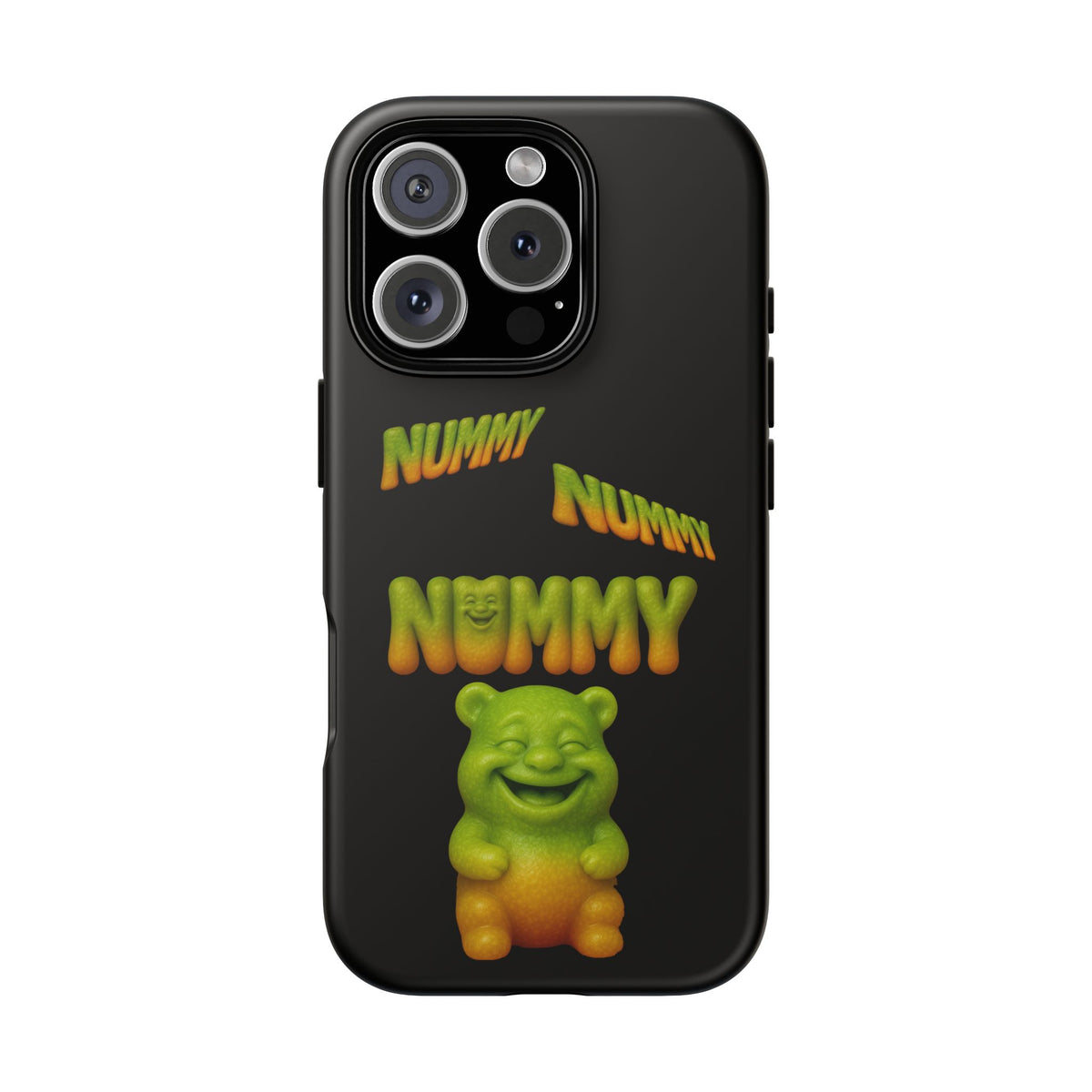 Nummy Gummy Phone Case — Cute Retro Green Gummy Bear Protective Case
