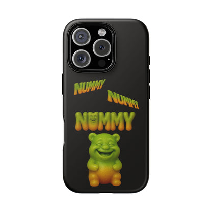 Nummy Gummy Phone Case — Cute Retro Green Gummy Bear Protective Case