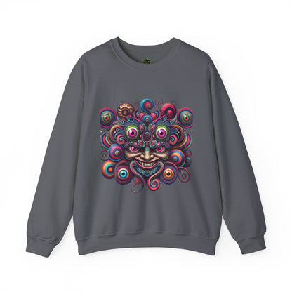Psychedelic Eye Swarm Crewneck Sweatshirt