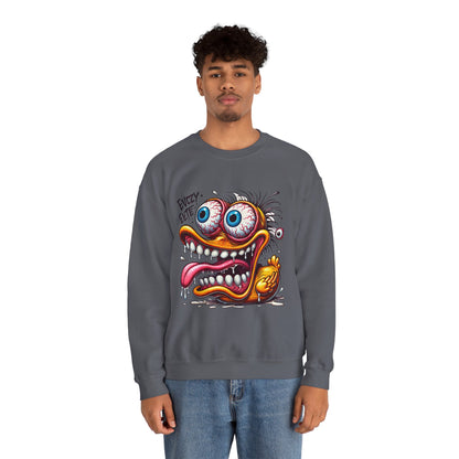 Eyeball Escape Duck Crewneck Sweatshirt