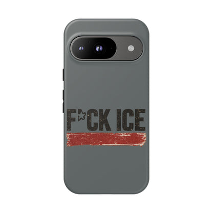 Phone Case - "F*CK ICE" Distressed Protest Design