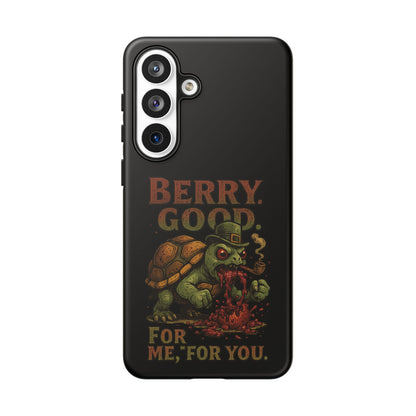 Phone Case — 'Berry Good' Zombie Turtle Graphic Tough Protective Case